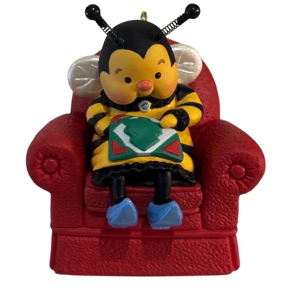 Hallmark Keepsake‎ Ornament 1996 Sew Sweet Nina Aube Bumble Bee Quilting QX5921